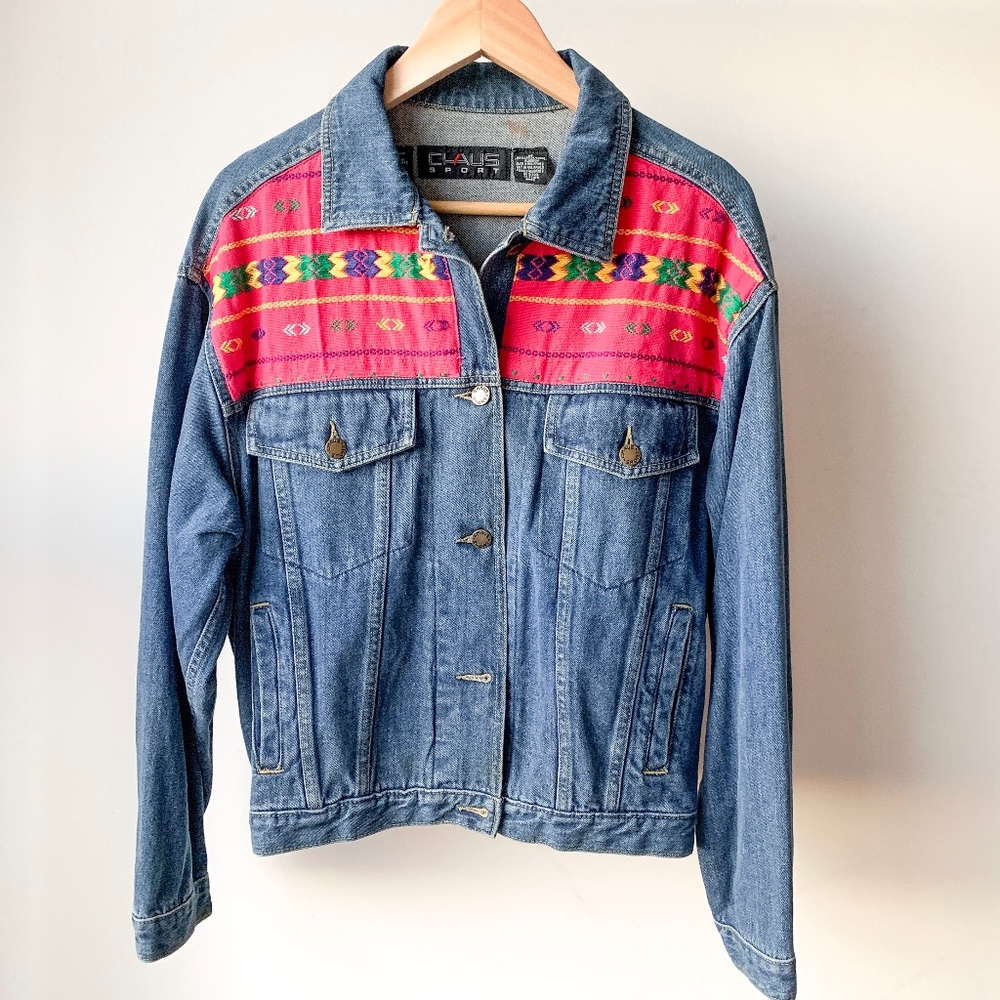 Denim Embroidered Jacket